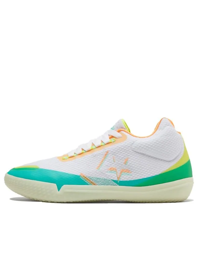 Кроссовки Converse All Star BB Evo Mid 'Hi-Vis Collection - White Green Glow' 169511C — изображение 1 из 4, белый зеленый