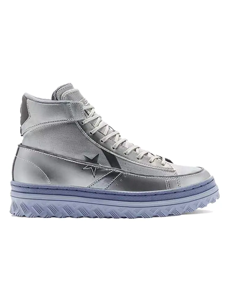 Кеды Converse Pro Leather X2 High 'Metallic Vis - Silver' — изображение 2 из 6, серебряный