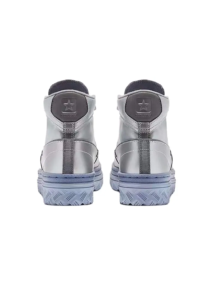 Кеды Converse Pro Leather X2 High 'Metallic Vis - Silver' — изображение 4 из 6, серебряный