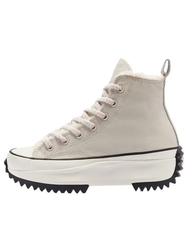 Кеды Converse Run Star Hike High 'Cozy Club - Orewood Brown' — изображение 1 из 5, бежевый