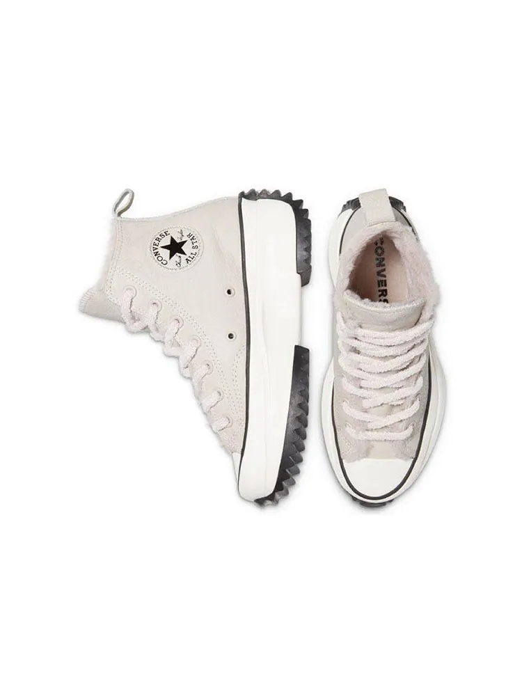 Кеды Converse Run Star Hike High 'Cozy Club - Orewood Brown' — изображение 3 из 5, бежевый
