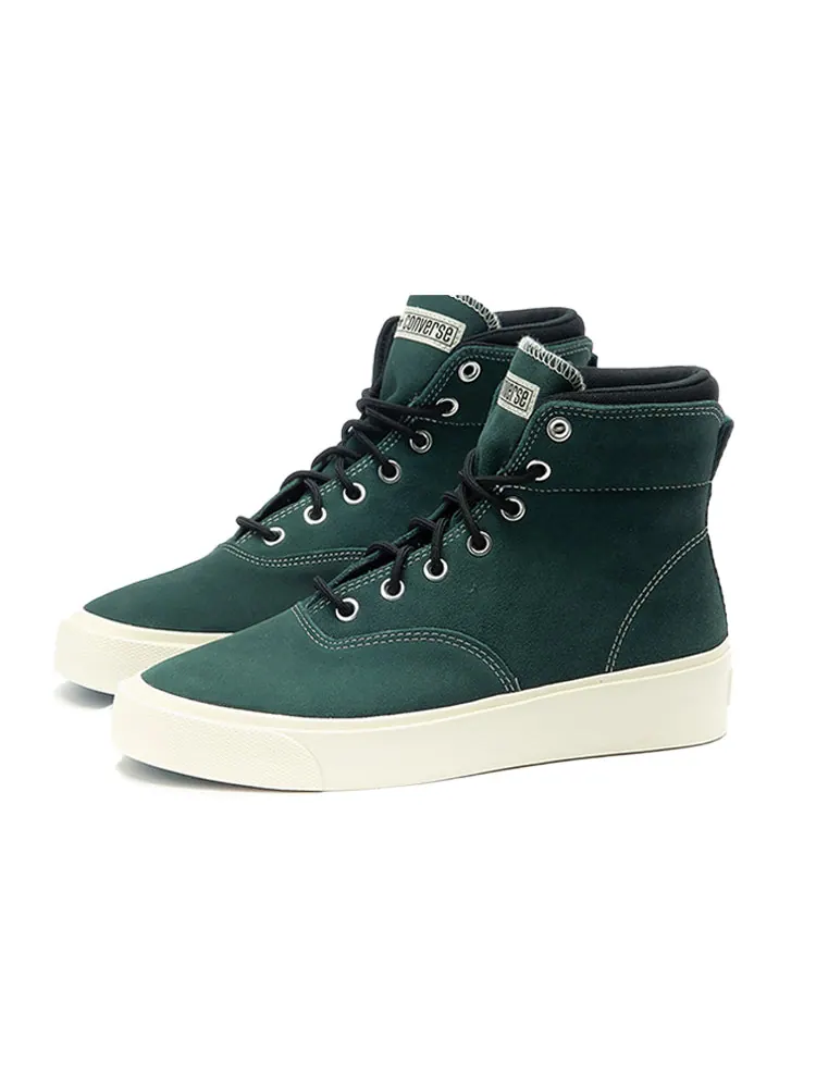 Кеды Converse Nubuck Skidgrip Hi Green — изображение 3 из 6, зеленый
