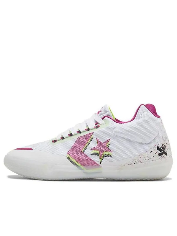 Кроссовки all star bb evo 'polar lights' Converse — изображение 1 из 4, белый/розовый