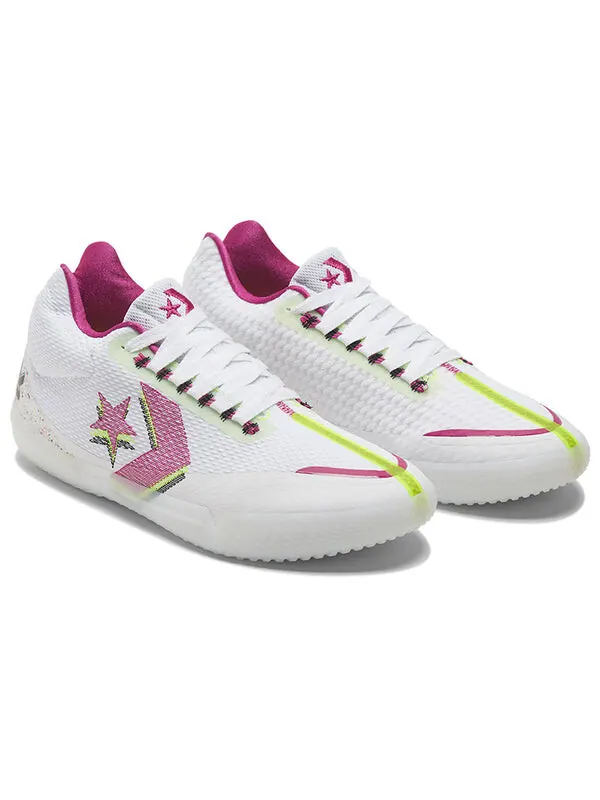 Кроссовки all star bb evo 'polar lights' Converse — изображение 3 из 4, белый/розовый