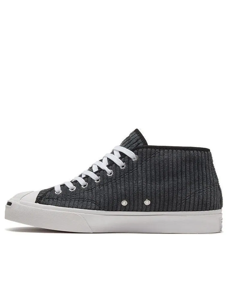 Кеды Converse Jack Purcell Mid 'Black Corduroy' — изображение 1 из 6, черный