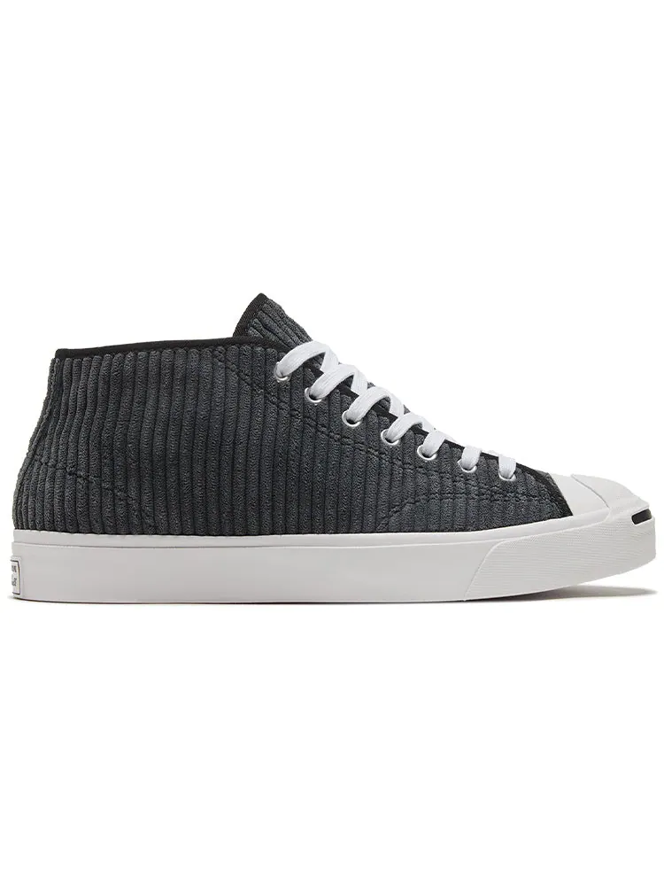Кеды Converse Jack Purcell Mid 'Black Corduroy' — изображение 2 из 6, черный
