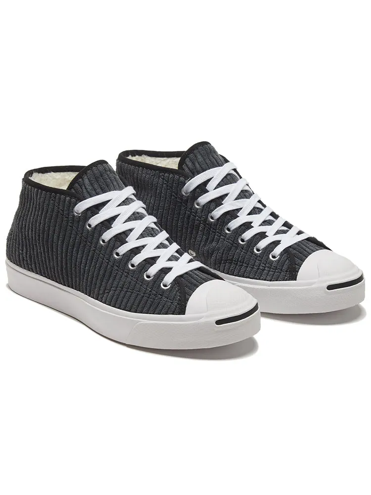 Кеды Converse Jack Purcell Mid 'Black Corduroy' — изображение 3 из 6, черный