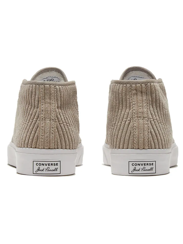 Кеды Converse Jack Purcell Mid 'Khaki Corduroy' — изображение 4 из 6, хаки