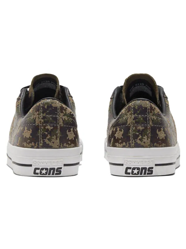 Кроссовки one star pro low 'digi camo' Converse — изображение 4 из 4, коричневый/зеленый
