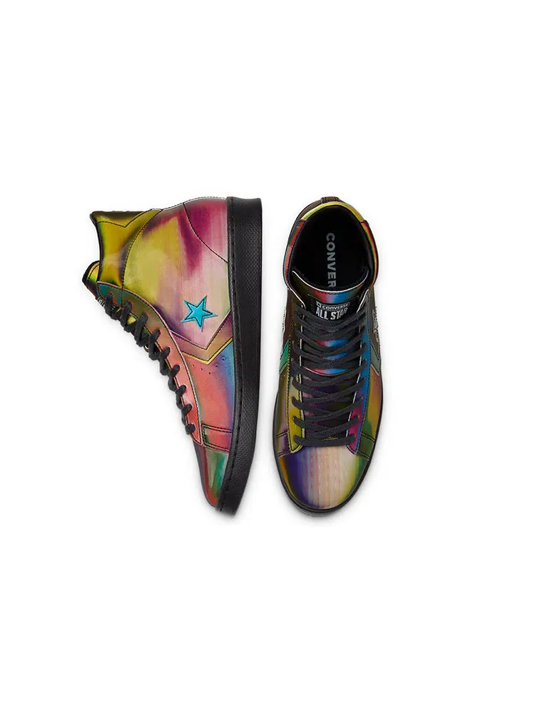 Кеды Converse Pro Leather High 'Spectrum' — изображение 5 из 6, красный