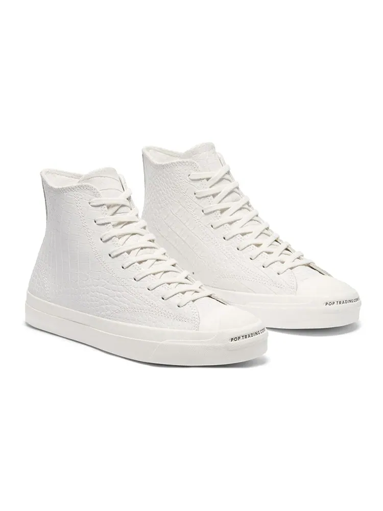 Кеды Converse Pop Trading Company x Jack Purcell High 'Egret' — изображение 3 из 6, белый