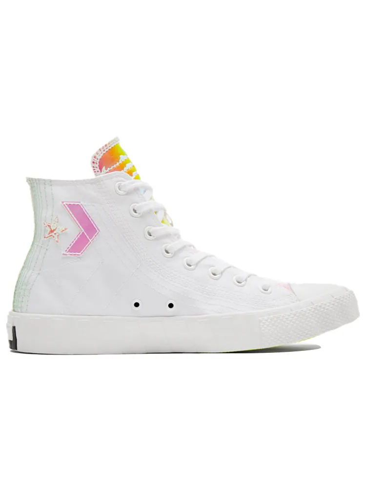 Кеды Converse UNT1TL3D High 'Hi-Vis Collection - White Iridescent' — изображение 2 из 6, белый