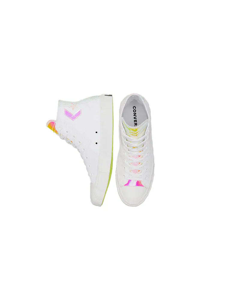 Кеды Converse UNT1TL3D High 'Hi-Vis Collection - White Iridescent' — изображение 5 из 6, белый