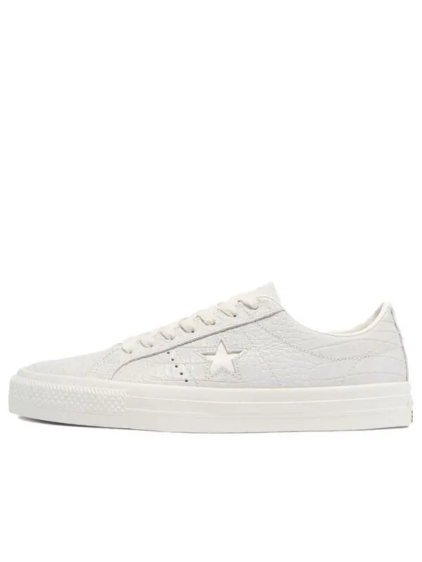 Кроссовки one star pro low 'croc emboss - egret' Converse — изображение 1 из 4, белый
