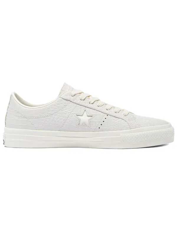 Кроссовки one star pro low 'croc emboss - egret' Converse — изображение 2 из 4, белый