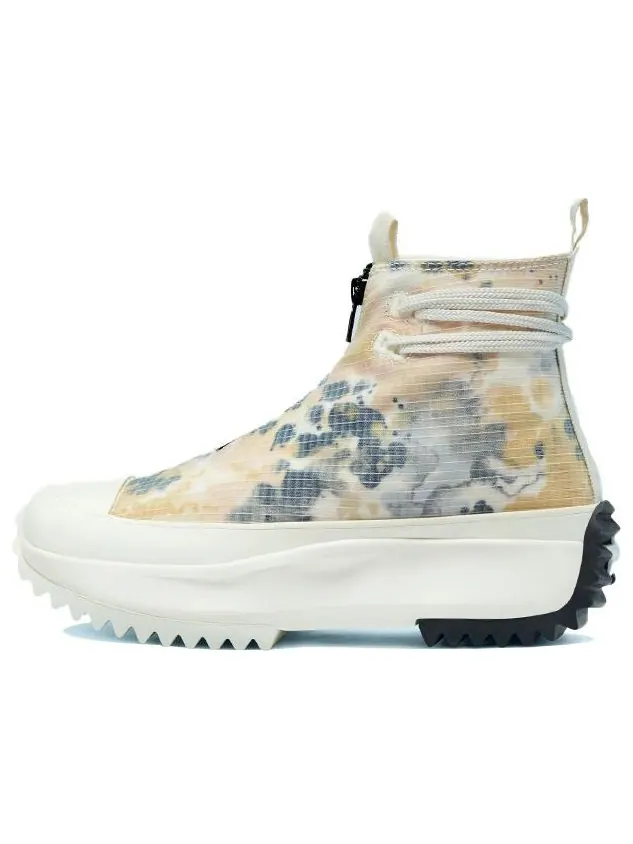 Кроссовки Converse Run Star Hike High 'Washed Florals' — изображение 1 из 6, бежевый