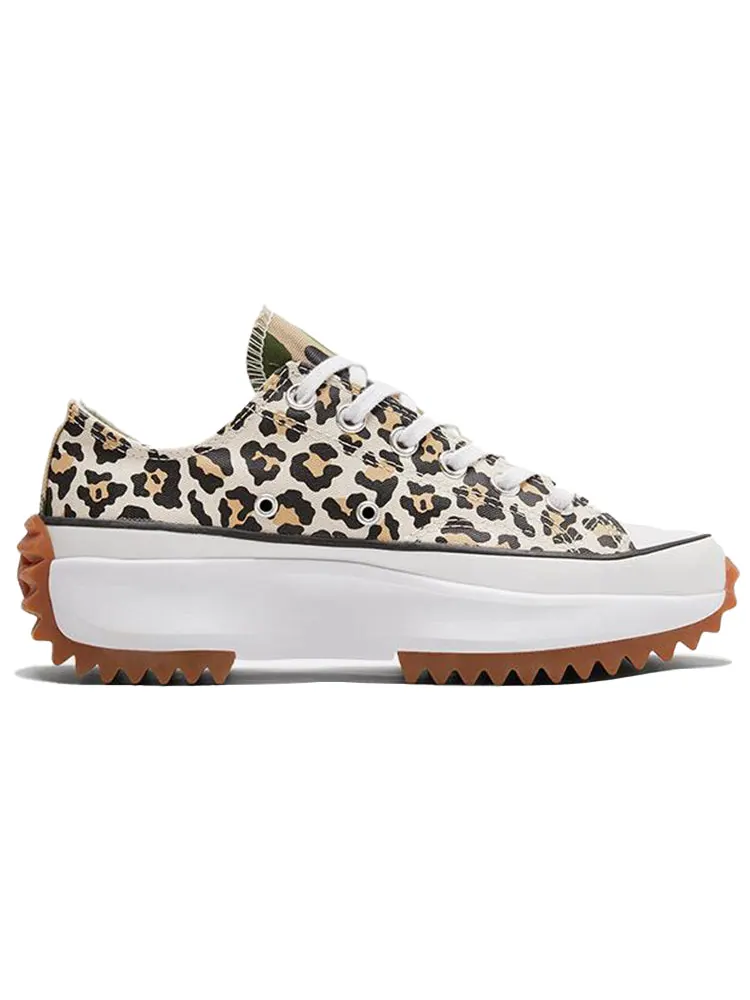 Кеды Converse Run Star Hike Low 'Leopard' — изображение 2 из 6, коричневый