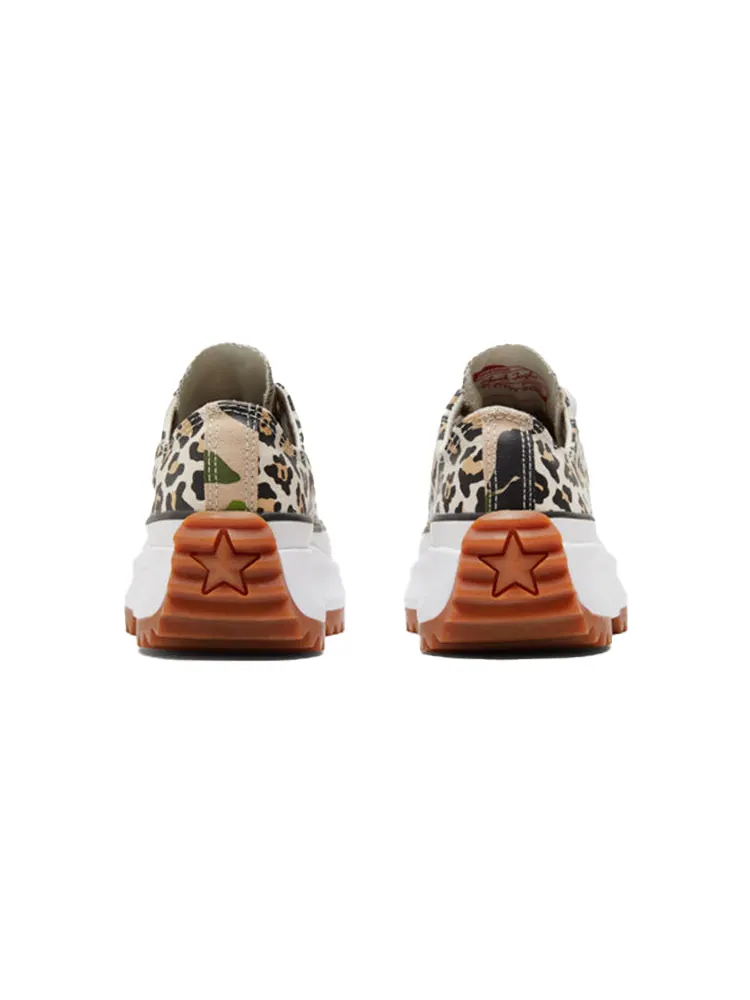Кеды Converse Run Star Hike Low 'Leopard' — изображение 4 из 6, коричневый