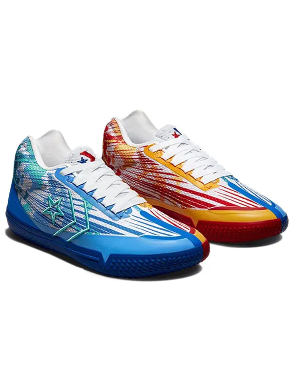 Кроссовки all star bb evo 'split graphic' Converse — изображение 3 из 4, красный/синий