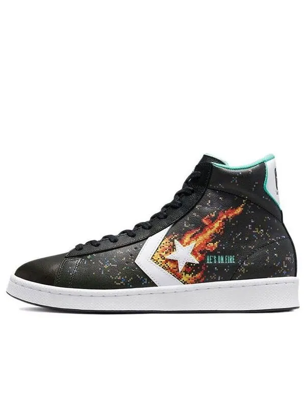 Кроссовки nba jam x pro leather high 'he's on fire!' Converse — изображение 1 из 4, черный/белый