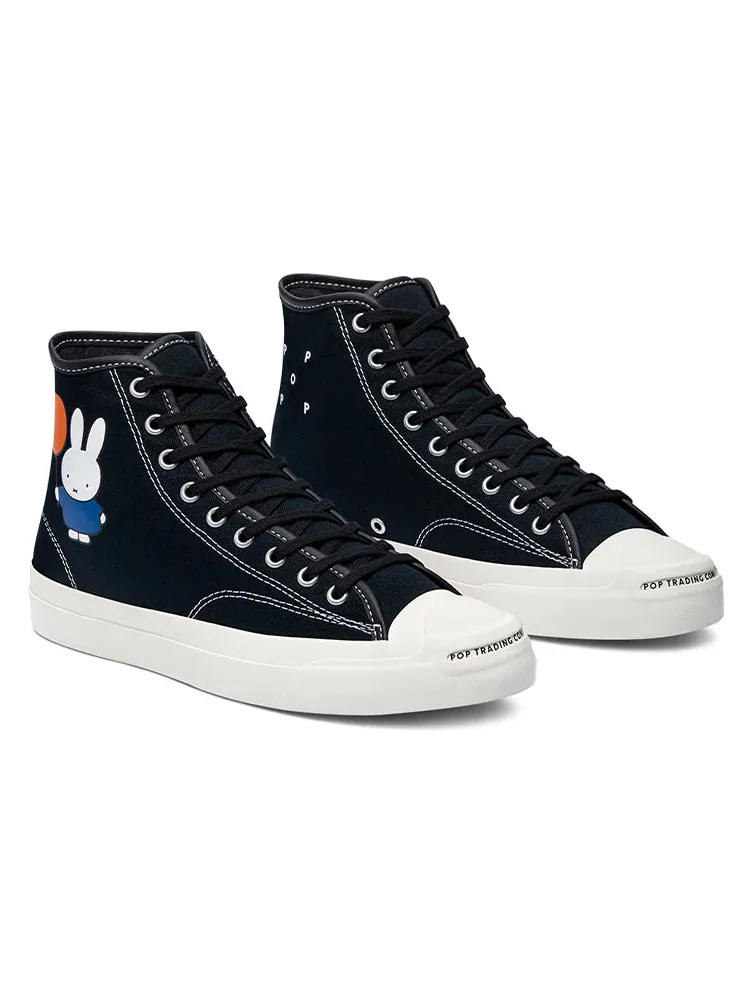 Кеды Converse POP Trading Company x Jack Purcell Pro High 'Miffy - Black' — изображение 3 из 6, черный