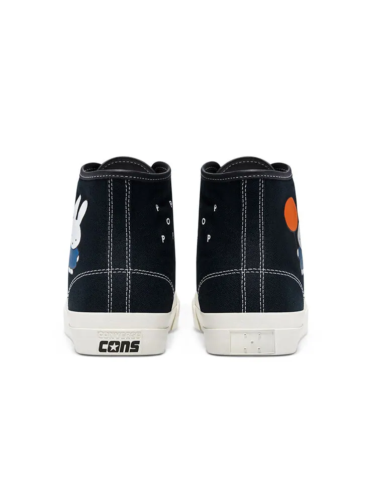 Кеды Converse POP Trading Company x Jack Purcell Pro High 'Miffy - Black' — изображение 5 из 6, черный