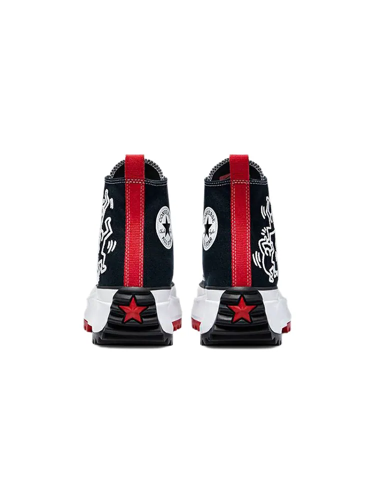 Кеды Converse Keith Haring x Run Star Hike 'Black White Red' — изображение 5 из 6, черный