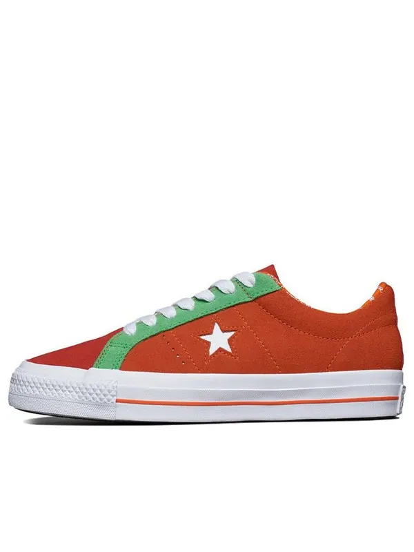 Кроссовки one star pro 'orange green white' Converse — изображение 1 из 4, оранжевый/зеленый/белый