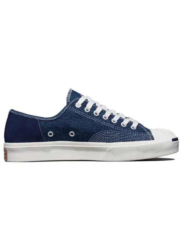 Кроссовки jack purcell low 'navy washed denim' Converse — изображение 2 из 4, темно-синий/белый