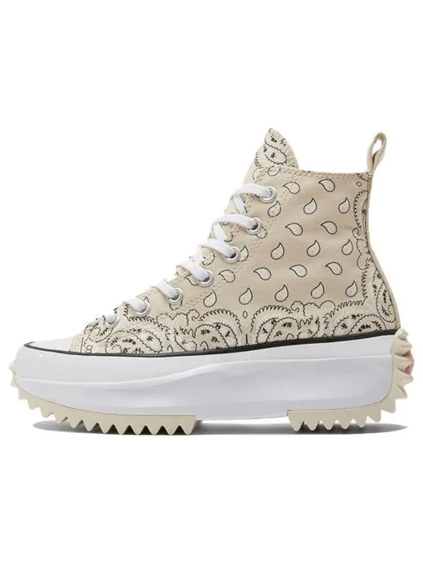 Кроссовки run star hike high 'paisley' Converse — изображение 1 из 4, коричневый