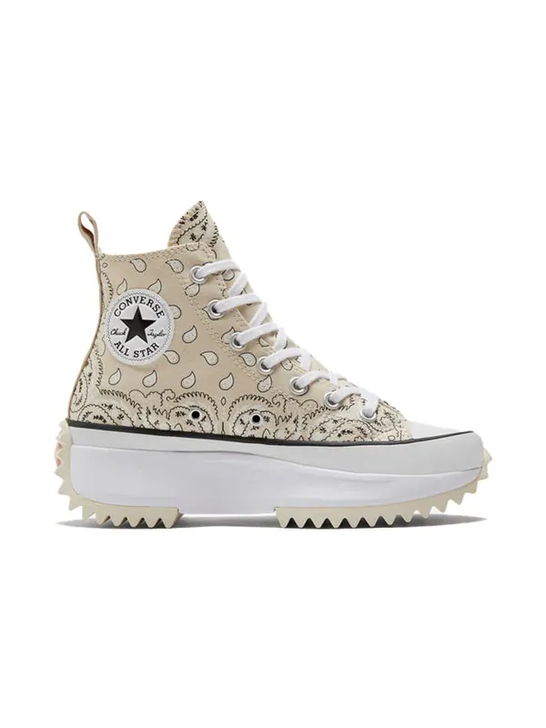 Кроссовки run star hike high 'paisley' Converse — изображение 2 из 4, коричневый