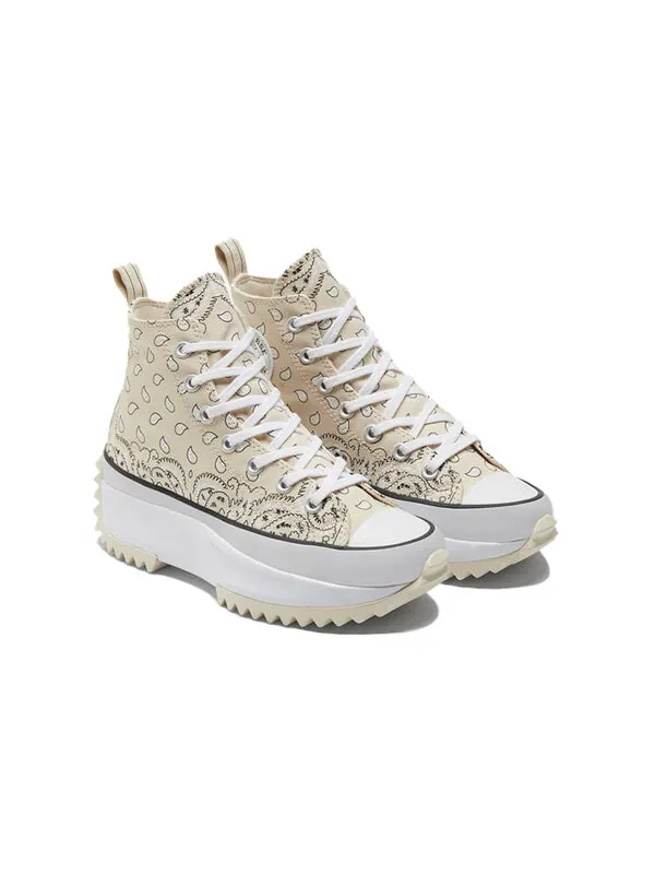 Кроссовки run star hike high 'paisley' Converse — изображение 3 из 4, коричневый