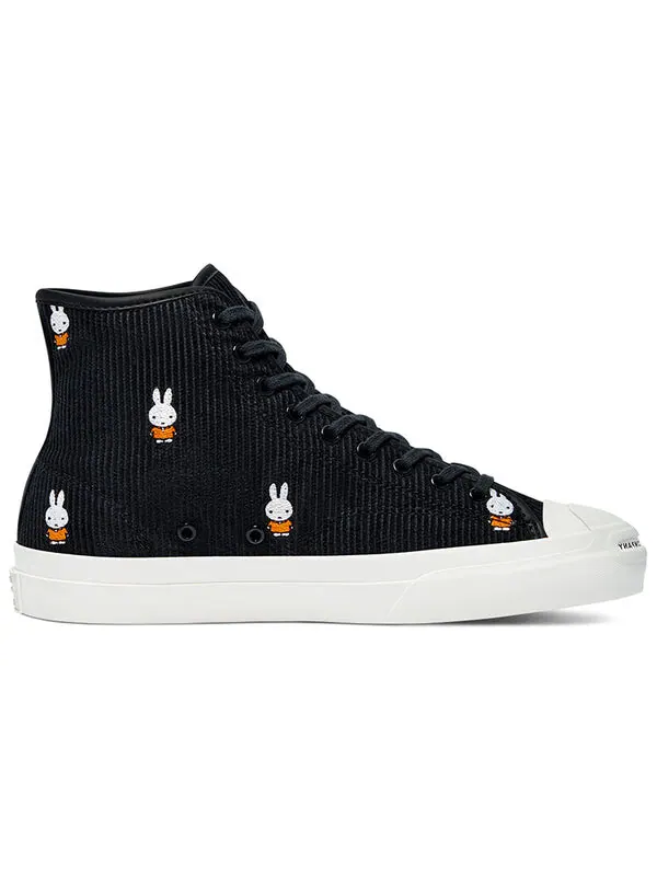 Кроссовки pop trading company x jack purcell pro high 'all over miffy' Converse — изображение 2 из 4, черный/белый