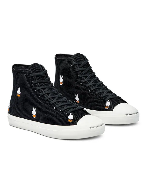 Кроссовки pop trading company x jack purcell pro high 'all over miffy' Converse — изображение 3 из 4, черный/белый