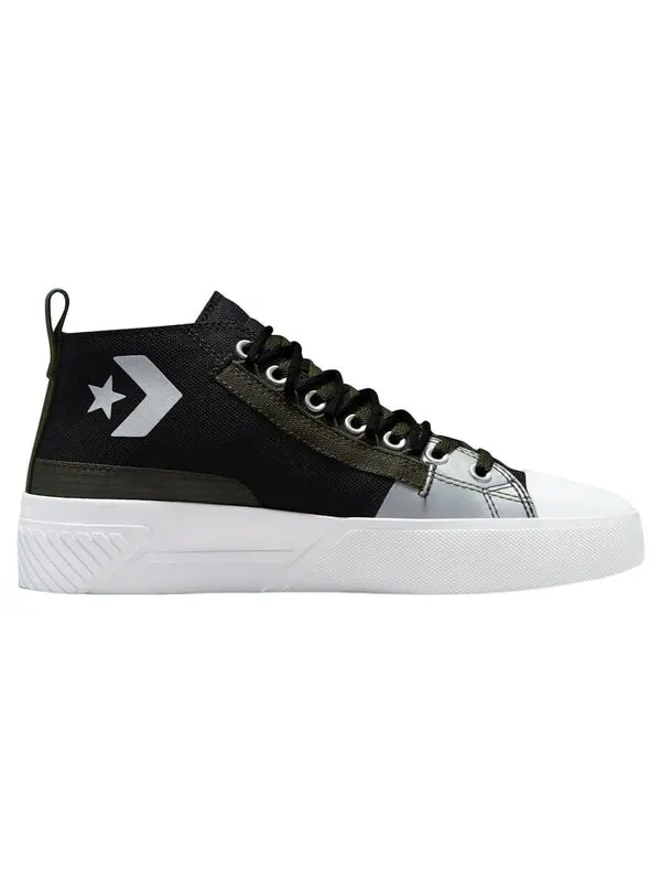 Кроссовки street utility unt1tl3d cs canvas shoes black/green Converse — изображение 2 из 4, черный/зеленый