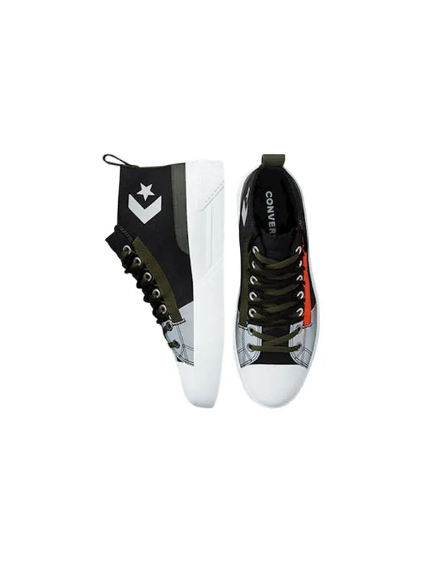 Кроссовки street utility unt1tl3d cs canvas shoes black/green Converse — изображение 3 из 4, черный/зеленый