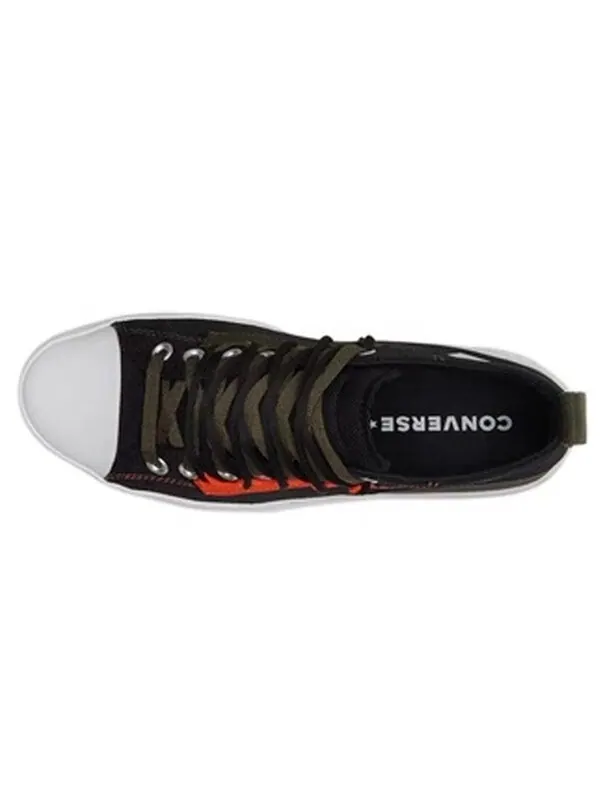 Кроссовки street utility unt1tl3d cs canvas shoes black/green Converse — изображение 4 из 4, черный/зеленый