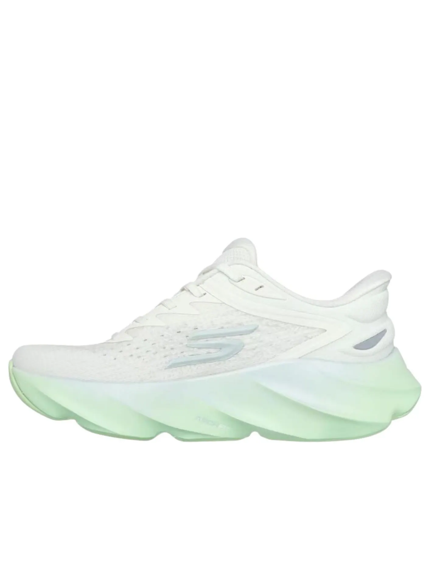 (WMNS) Skechers Slip-ins Aero Burst 'Off White Green' — изображение 1 из 5, белый/зеленый