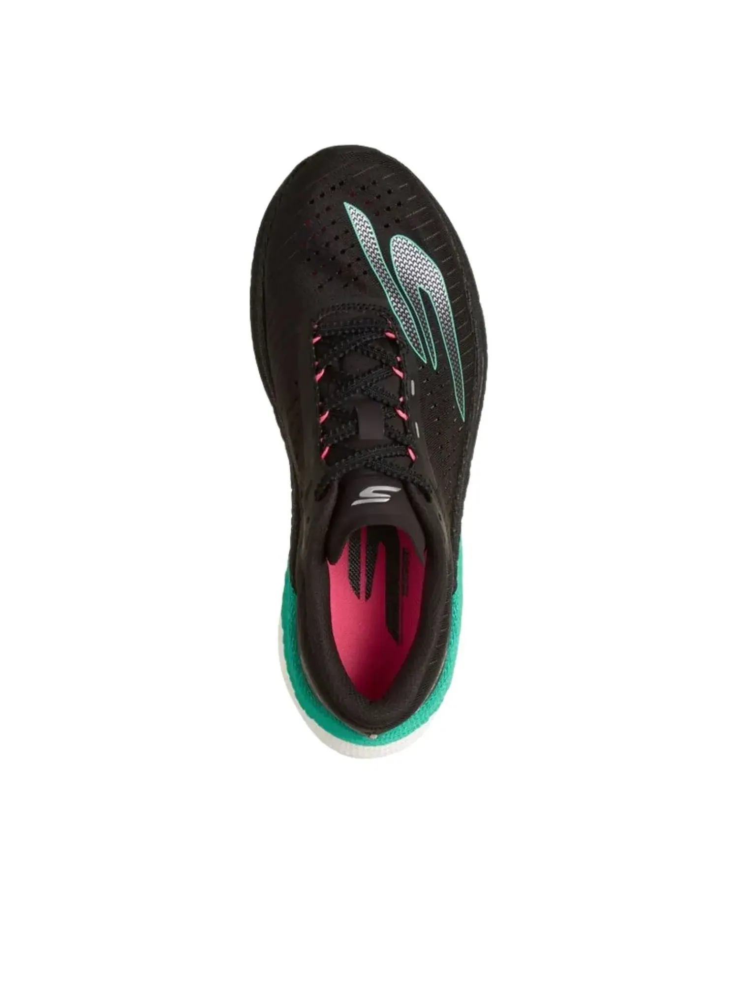 Кроссовки (WMNS) Skechers Aero Razor 'Black Multi' — изображение 3 из 5, черный