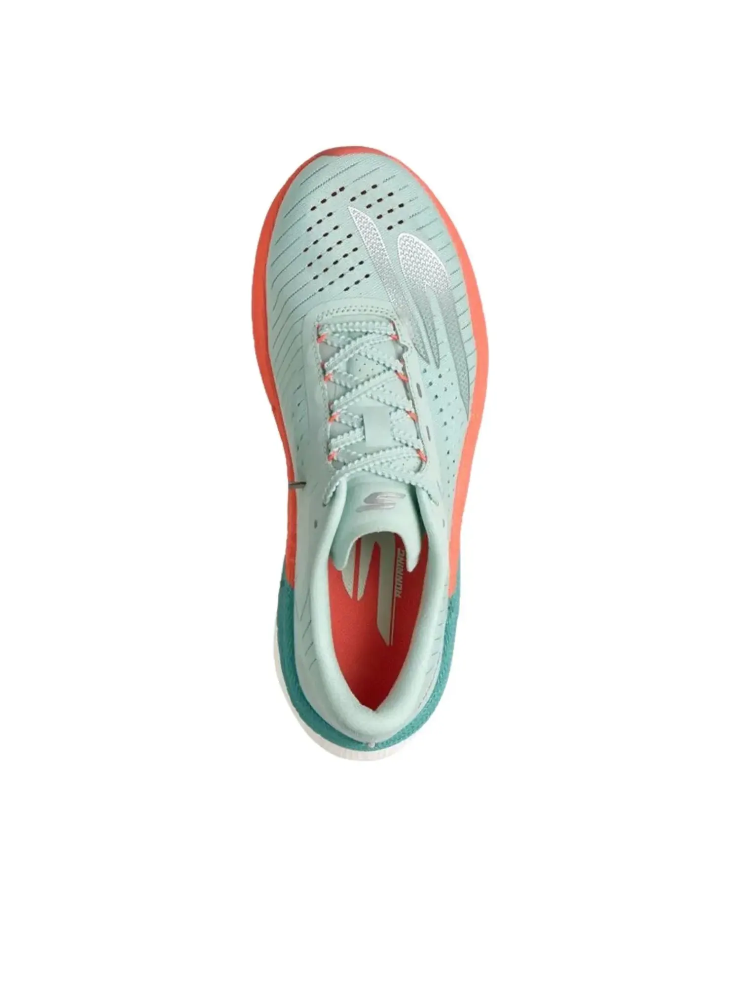 Кроссовки (WMNS) Skechers Aero Razor 'Turquoise Coral' — изображение 3 из 5, зеленый