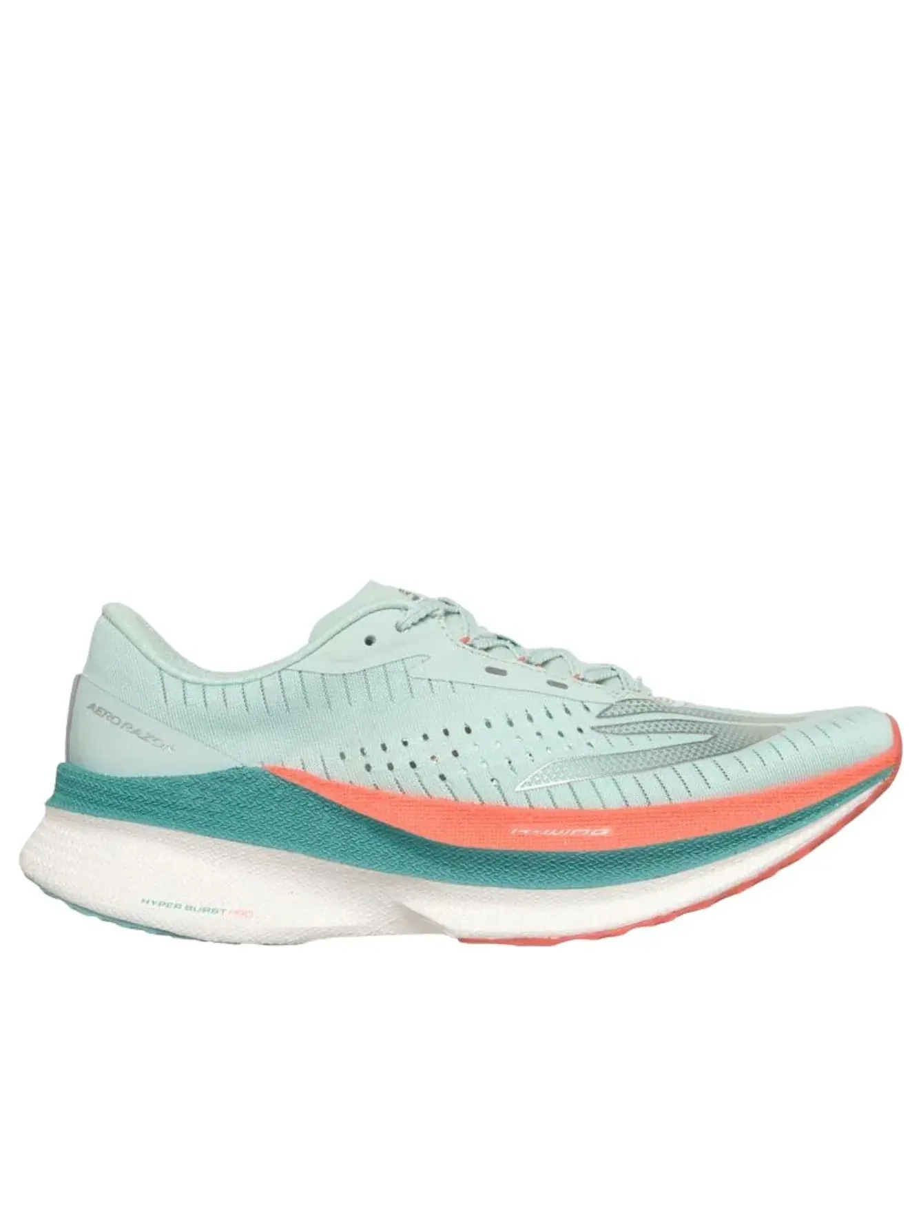 Кроссовки (WMNS) Skechers Aero Razor 'Turquoise Coral' — изображение 5 из 5, зеленый