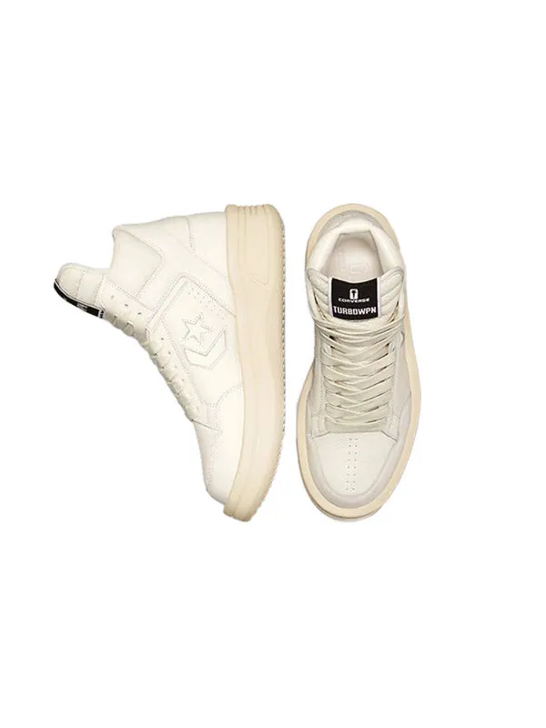 Кроссовки rick owens x turbowpn mid 'egret' Converse — изображение 4 из 4, белый