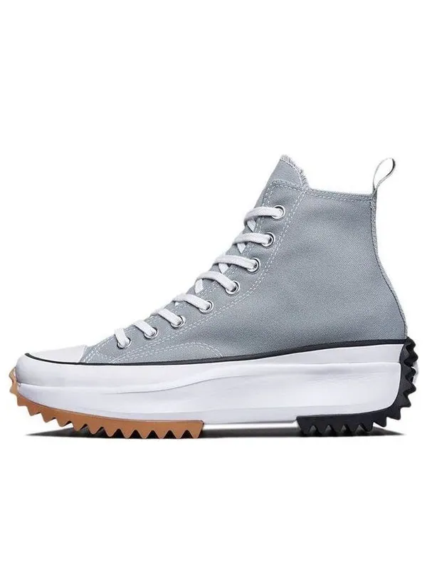 Кроссовки run star hike high 'ash stone' Converse — изображение 1 из 4, серый/белый