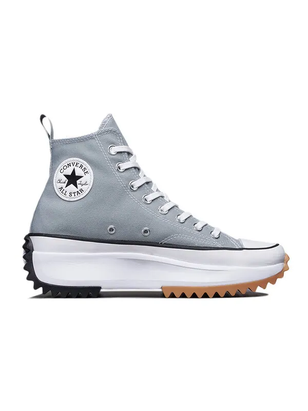 Кроссовки run star hike high 'ash stone' Converse — изображение 2 из 4, серый/белый