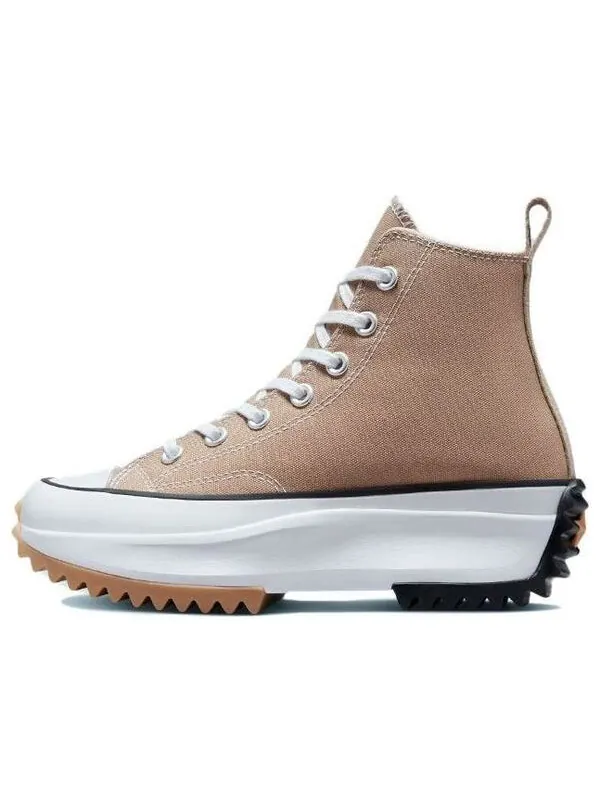 Кроссовки run star hike platform high 'hemp' Converse — изображение 1 из 4, коричневый