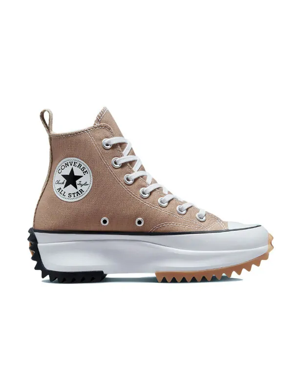 Кроссовки run star hike platform high 'hemp' Converse — изображение 3 из 4, коричневый