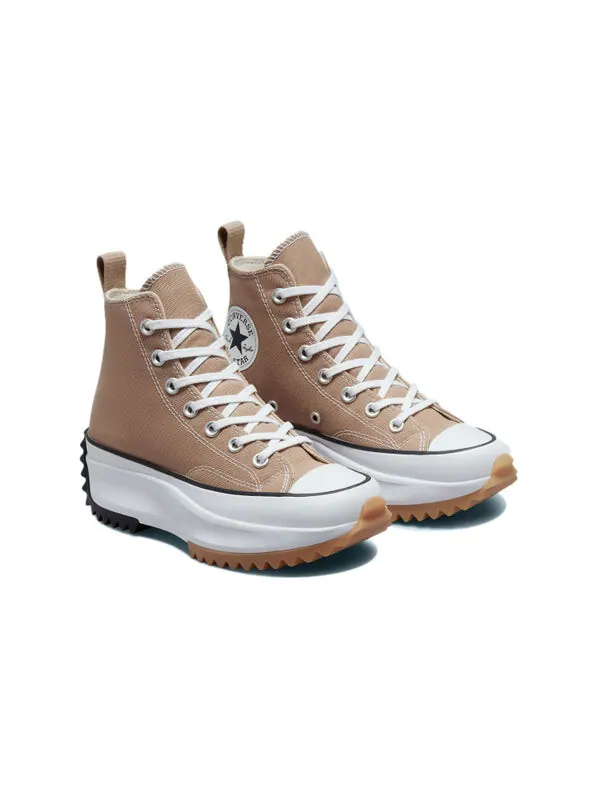 Кроссовки run star hike platform high 'hemp' Converse — изображение 4 из 4, коричневый