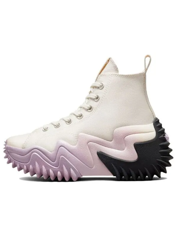 Кроссовки run star motion platform ombre 'egret pale amethyst' Converse — изображение 1 из 4, белый/фиолетовый