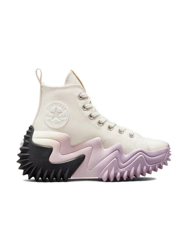 Кроссовки run star motion platform ombre 'egret pale amethyst' Converse — изображение 2 из 4, белый/фиолетовый