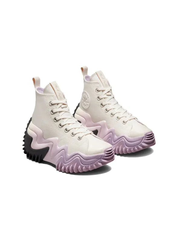 Кроссовки run star motion platform ombre 'egret pale amethyst' Converse — изображение 3 из 4, белый/фиолетовый
